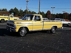 1972 ford f100 98010 miles goldenrod