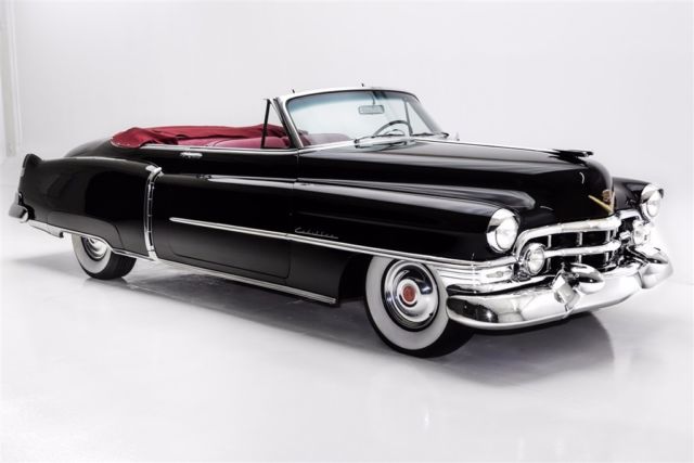 1952 cadillac series 62 convertible 50th anniversary red leather int. automatic