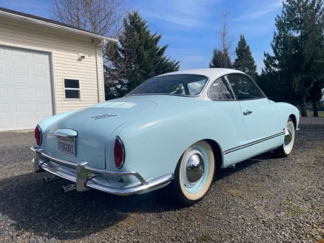 1968 volkswagen karmann ghia coupe blue rwd manual