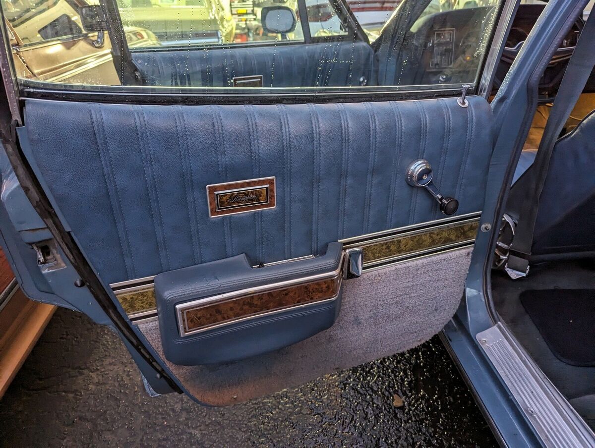 1971 amc ambassador sst 5.8 sedan. midway blue metallic. rwd automatic brougham