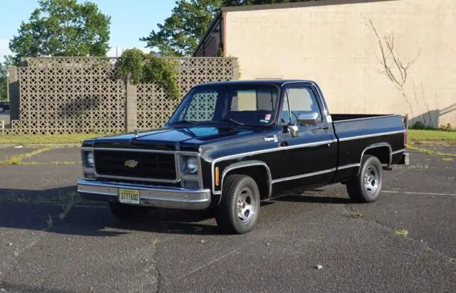 1979 chevrolet c-10 black rwd automatic silverado