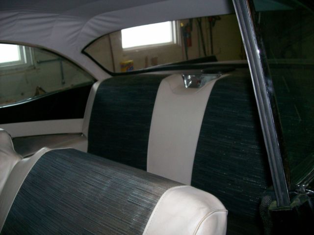 1957 ford fairlane 63,000 miles black 312 standard 4 speed trans