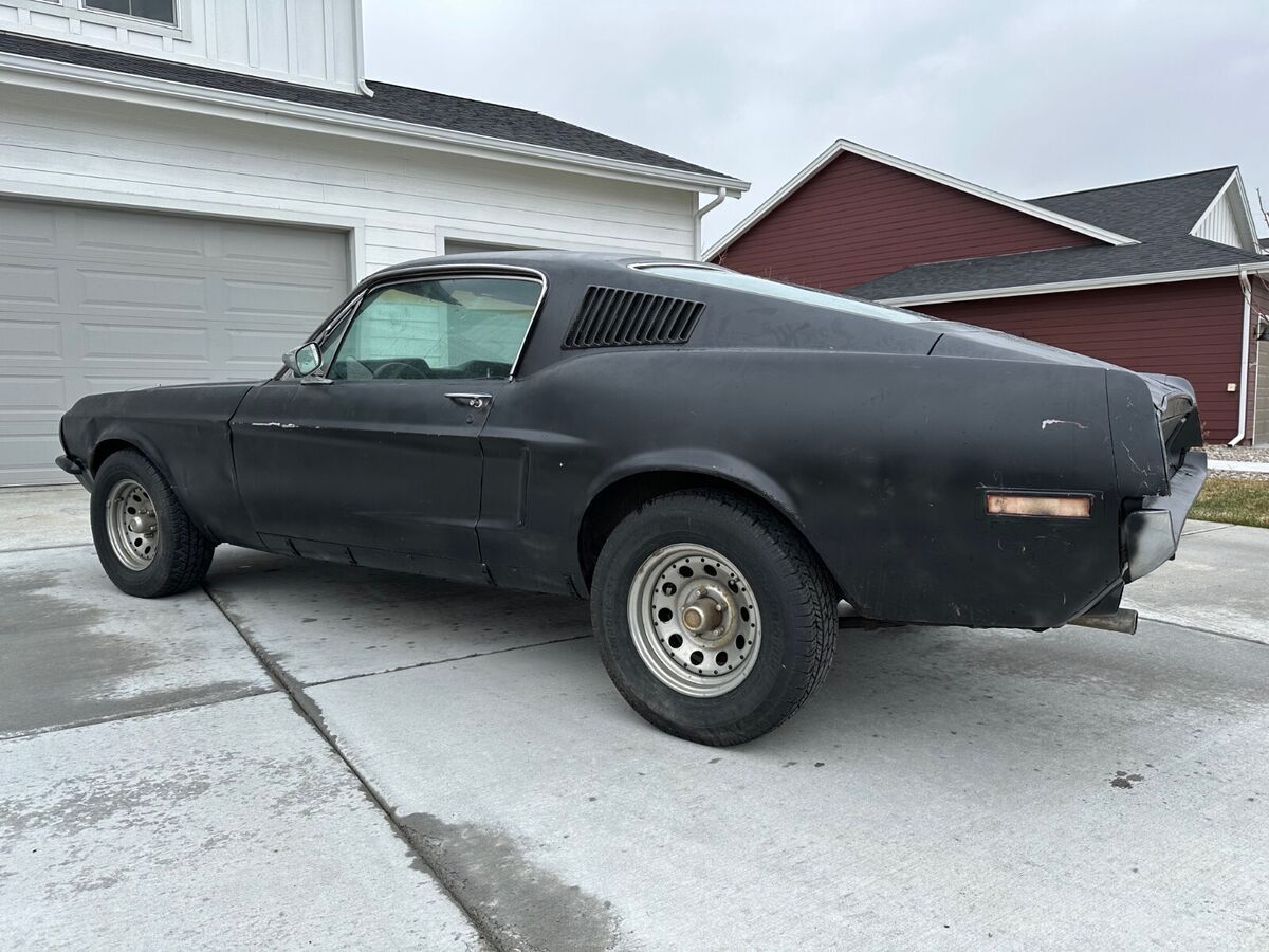 1968 ford mustang fastback gt j code 302 ci c4 auto p/s a/c marti report project