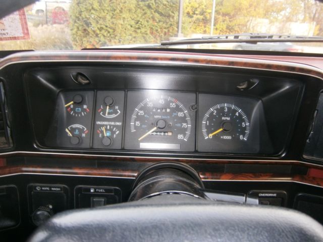 ford f350 1989 4 door long 8 foot bed pick up truck stick shift with overdrive