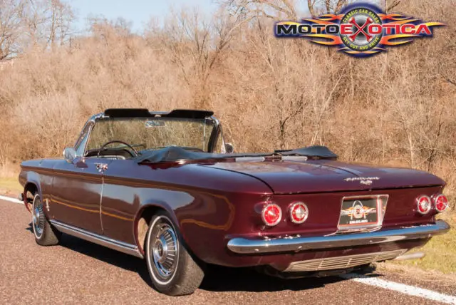 1963 chevrolet corvair 900 monza convertible, 102 hp engine, 4 speed manual