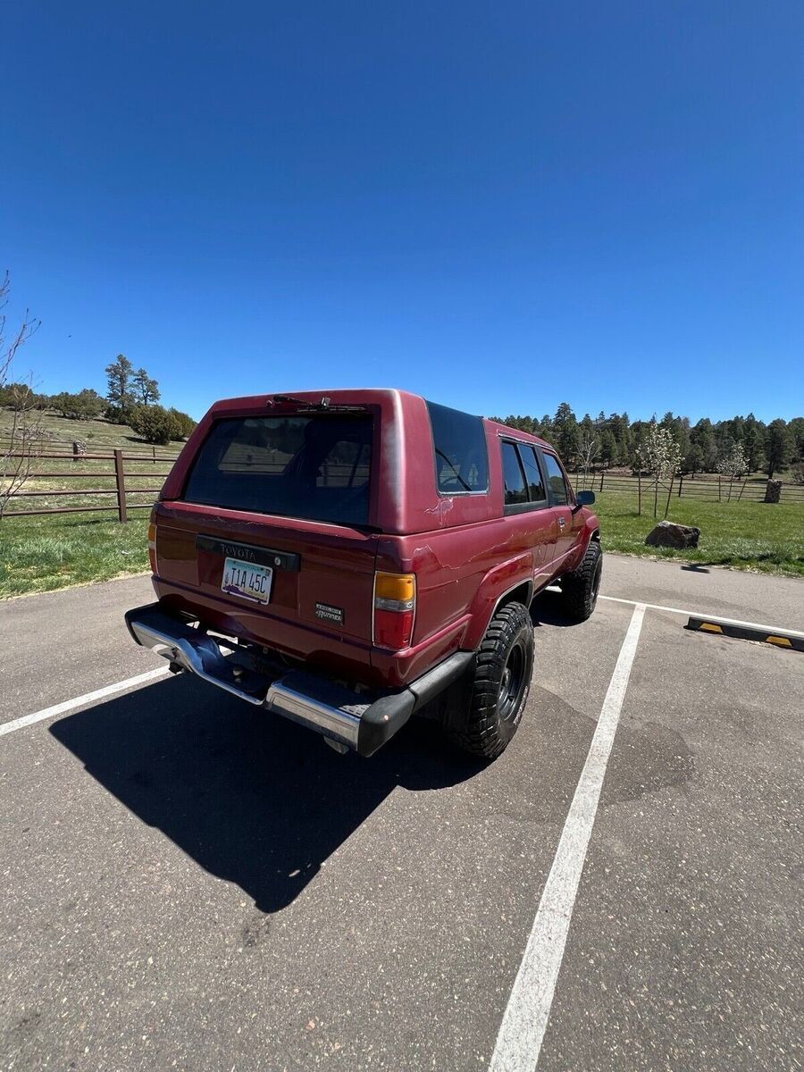 1986 toyota 4runner red rn60