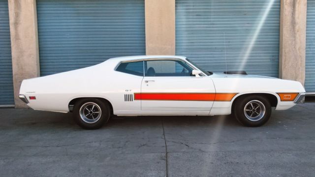 1970 ford torino gt 351c auto - shaker hood - bucket seats - restored