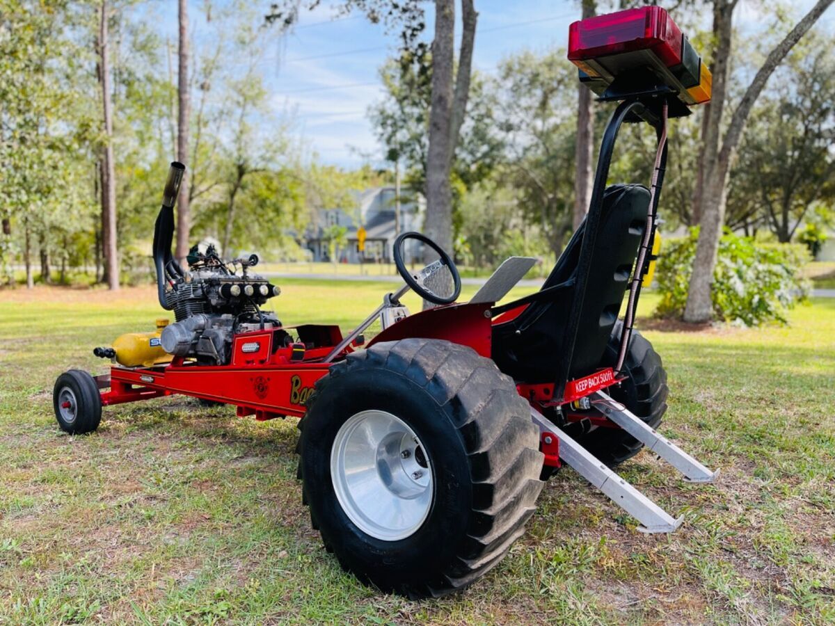 1979 suzuki gs100g mini tractor pull custom dragster barn garage find no reserve