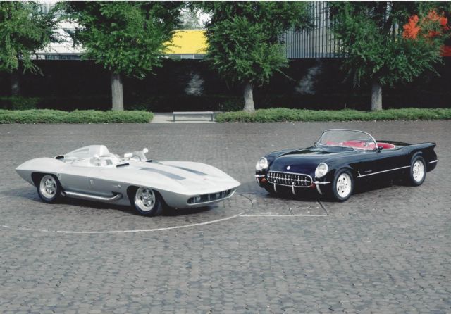 1954 corvette resto mod exceptional quality build displayed at gm design center!