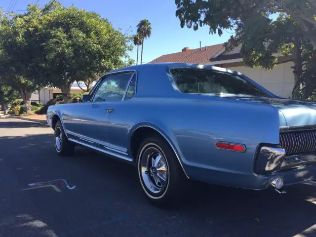 california black plate 1968 cougar xr7 302 4v excellent condition restored