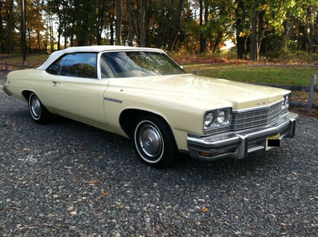 1975 buick lesabre convertible - no reserve; documented since new - great driver