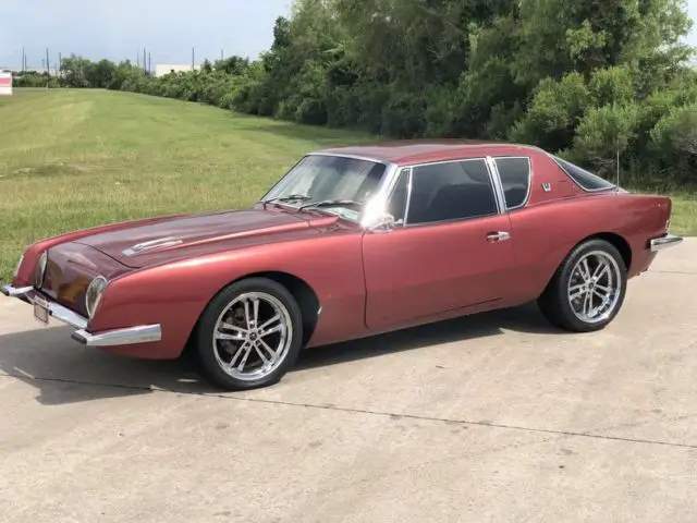 studebaker avanti dark red metallic with 18,340 miles, for sale!