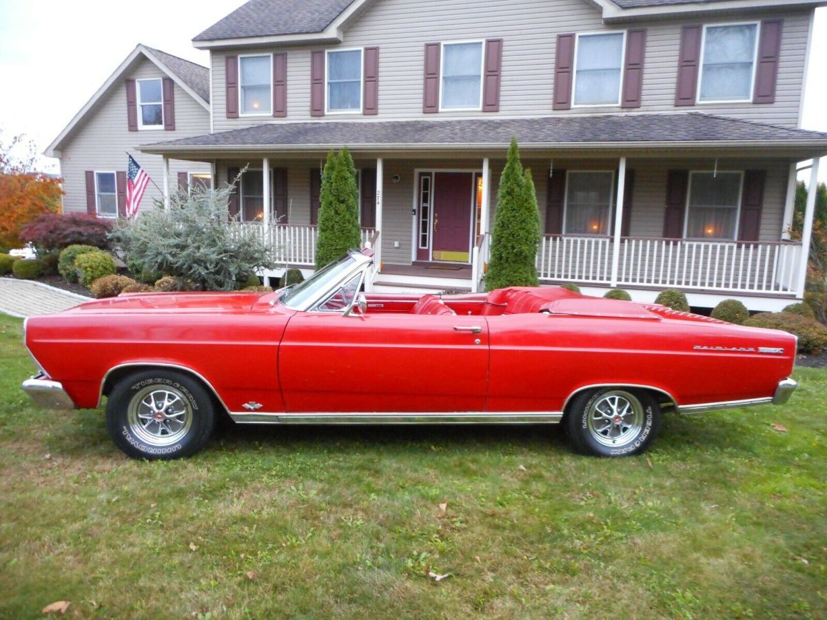1966 ford fairlane xl500 convertible factory 4 spd, 289 4 bbl, solid orig car
