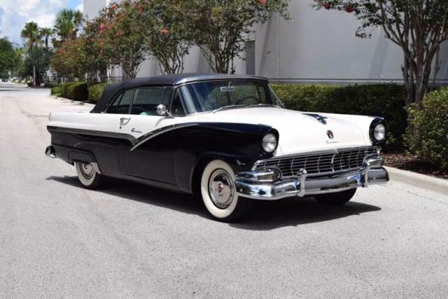1956 ford sunliner - professionally restored to factory specifications