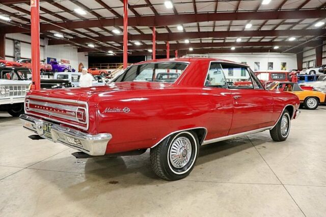 1965 chevrolet malibu 77930 miles burgundy coupe 327ci v8 manual