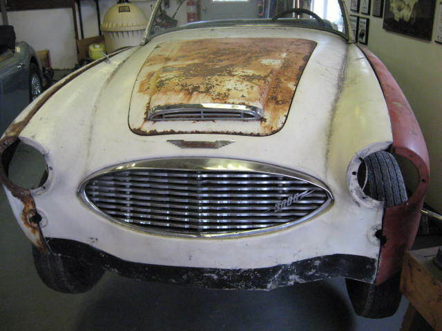 1959 austin healey 3000 project