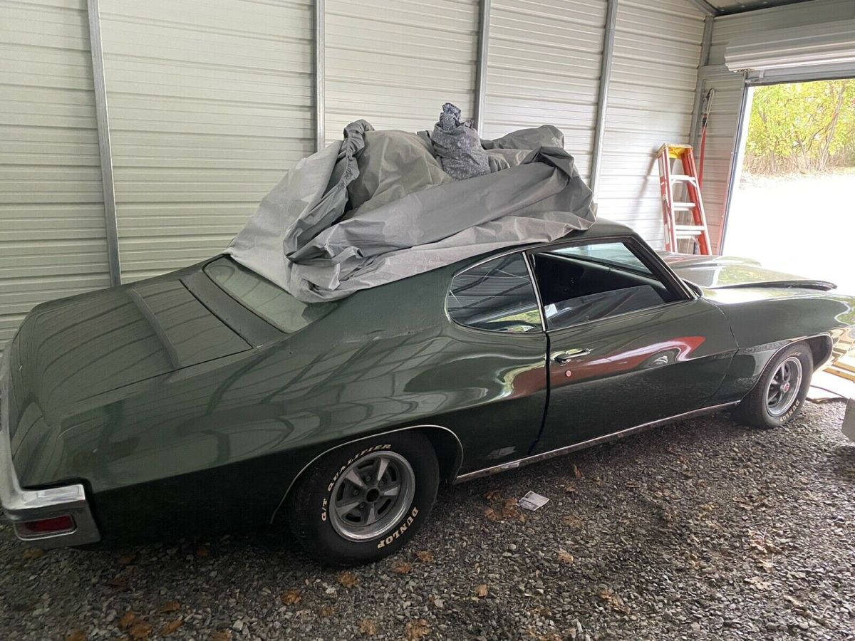 1970 pontiac gto coupe green rwd automatic chrome