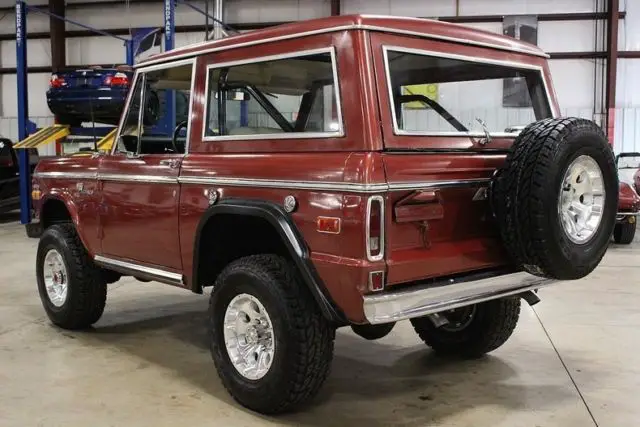 1970 ford bronco 32534 miles burgundy suv 302 v8 3 speed manual