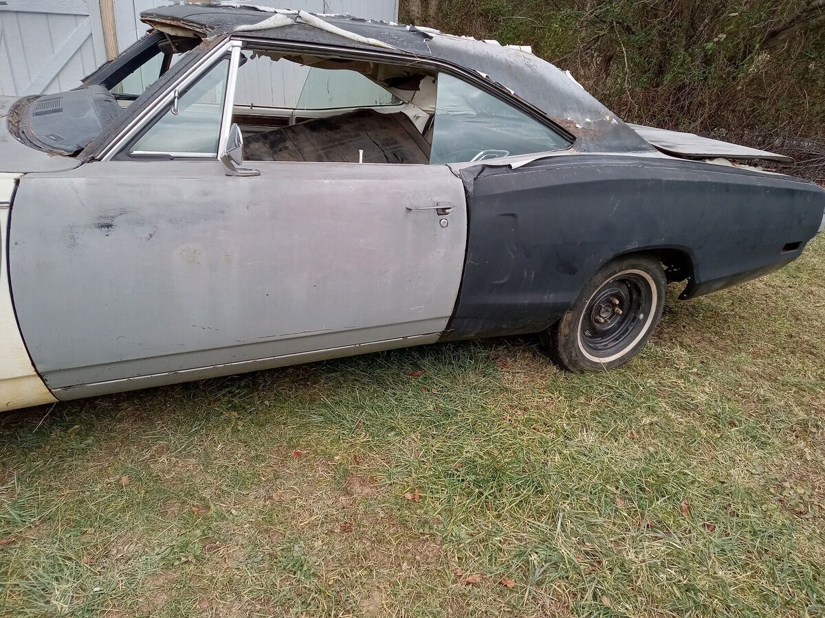 1970 dodge coronet coupe black rwd automatic r/t