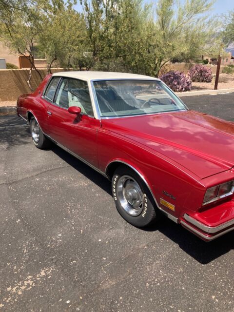 1980 chevrolet monte carlo landau 2 door coupe 3.8 litre 229 cubic inch v6