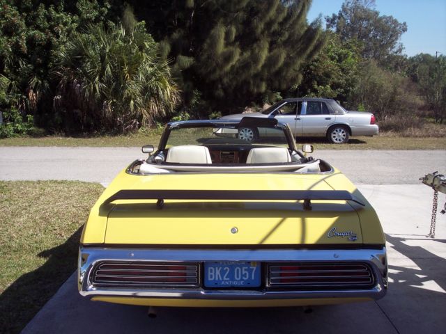 1972 cougar xr7 convertable