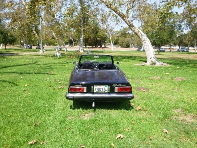 1974 alfa romeo spider convertible rebuilt engine gasoline manual california