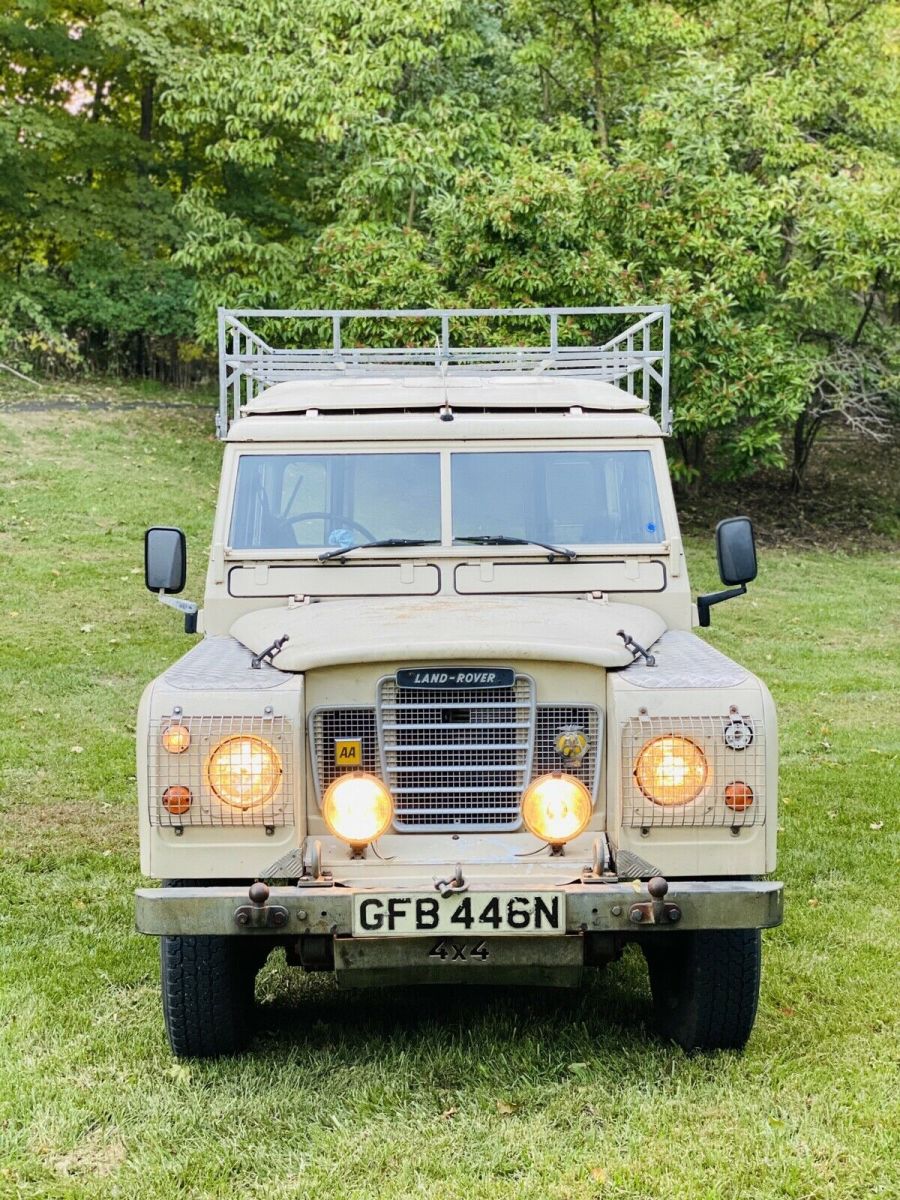 1974 land rover series iii suv brown 4wd manual 88