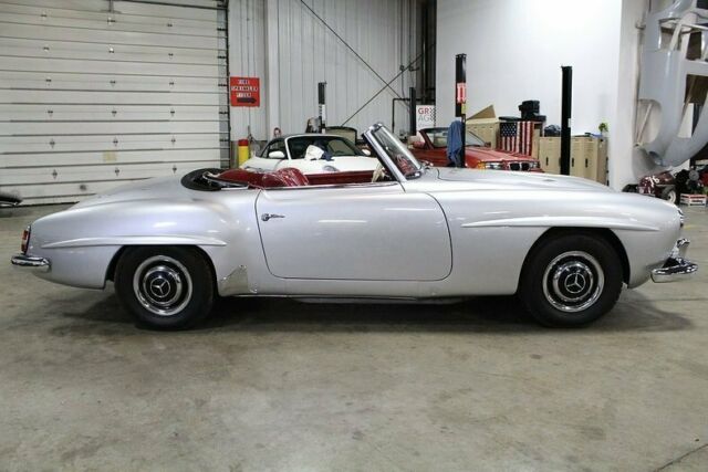 1958 mercedes-benz 190sl cabriolet 71716 miles silver convertible 1.9l 4cyl 4-sp