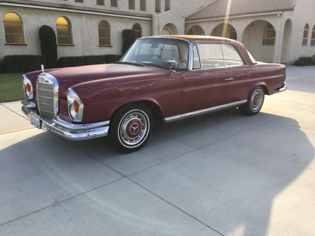 1963 mercedes-benz 220 se coupe