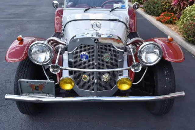 1929 mercedes gazelle replica 0 white/red