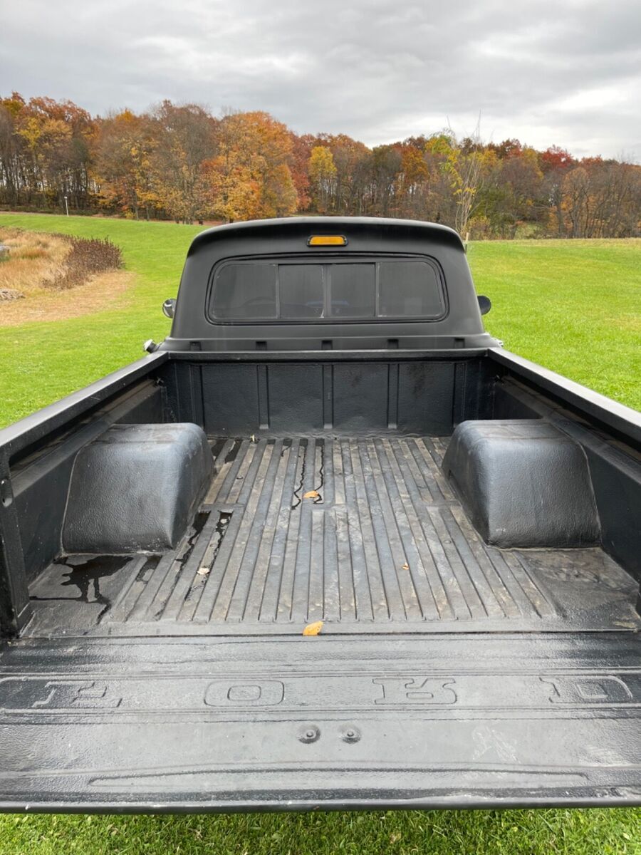 1966 ford f100 rat rod truck flat black 302 v8 5 speed short bed solid driver