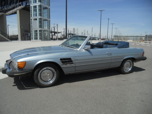 1980 mercedes 450 slc convertible