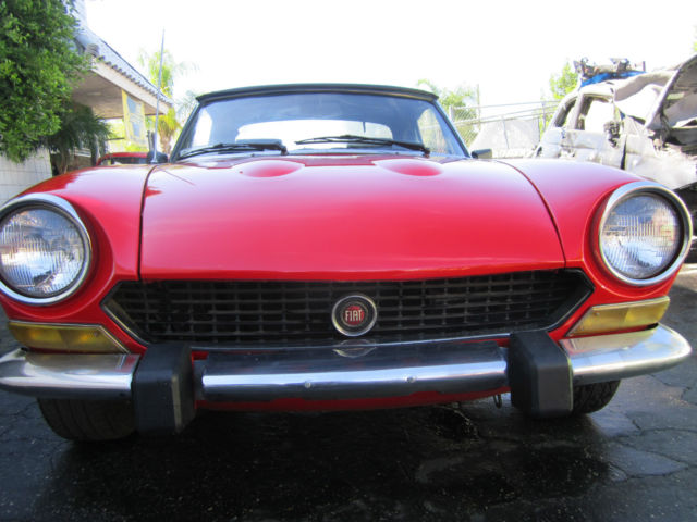 1974 fiat 124 spider, documented low miles! 26000 miles, xlnt cond