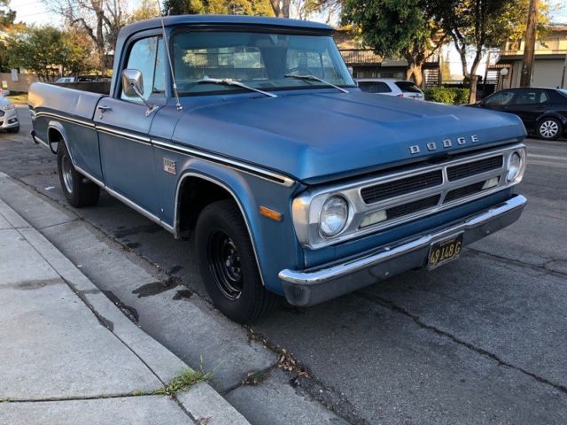 1971 dodge d100 sweptline truck 1/2 ton 440