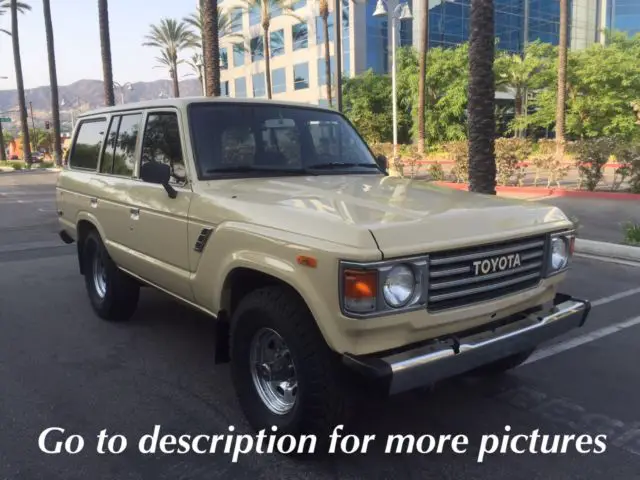 1982 toyota land cruiser fj60 landcruiser 60 62 40 80 california classic no rust