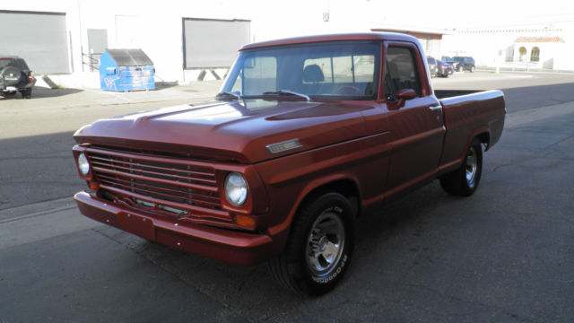 1968 ford f-100 shortbed pickup truck - 460ci v8 - 61k actual miles