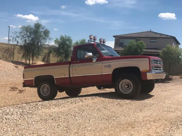 1984 chevy silverado regular cab short bed 4x4 automatic 305 no reserve sale