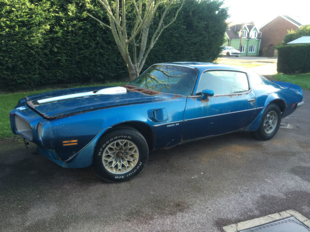 1972 pontiac trans am 455ho auto in lucerne blue