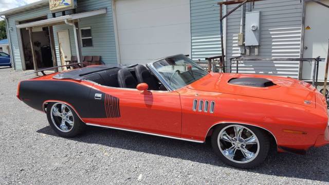 1971 hemi cuda convertible 4-speed tribute rotisserie restored mopar