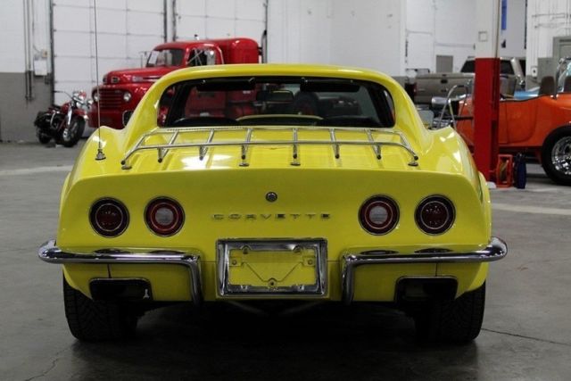 1971 chevrolet corvette 28748 miles yellow coupe 350ci v8 automatic
