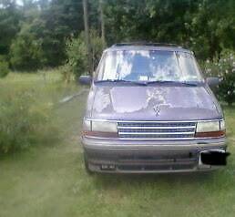 1992 plymouth voyager lx mini passenger van 3-door 3.0l * broken back window*
