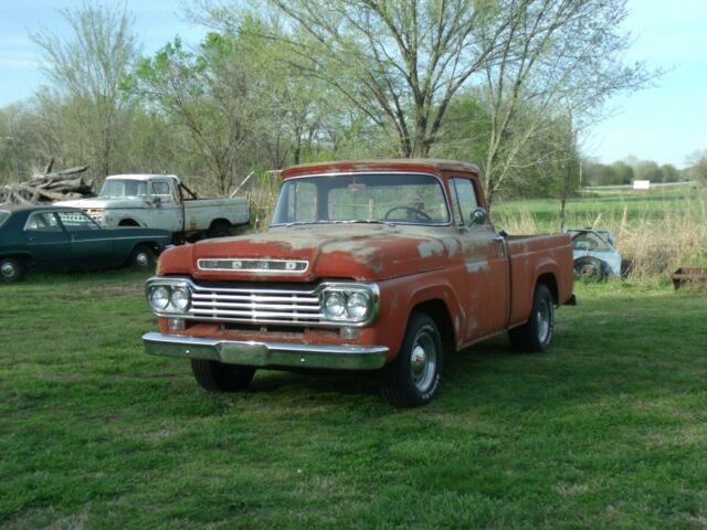 1959 ford f100 custom cab short wide bed