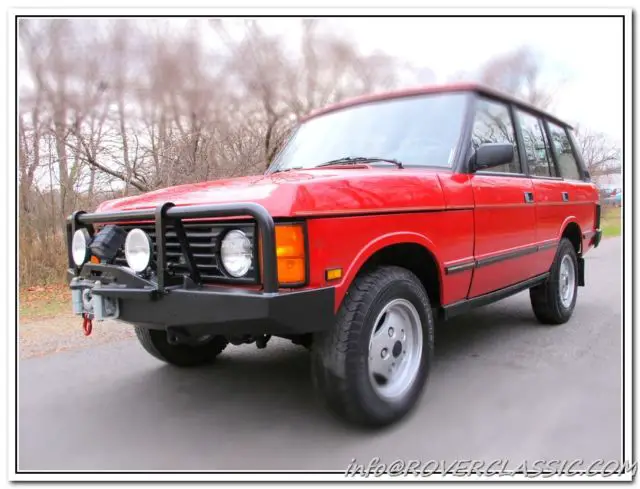 1992 land rover range rover hunter edition