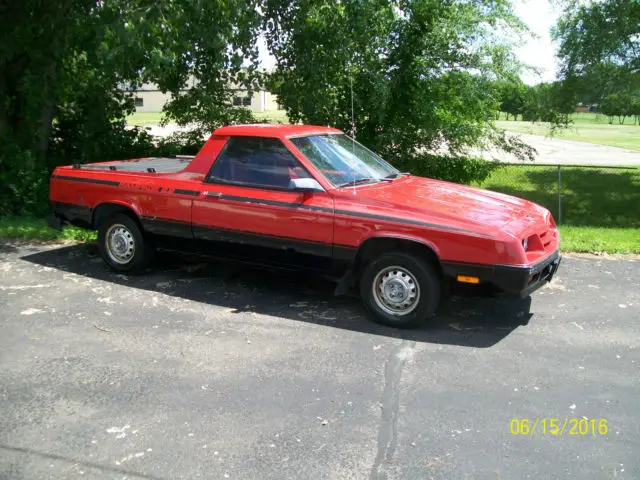 1984 dodge rampage 2.2 engine 5 speed transmission