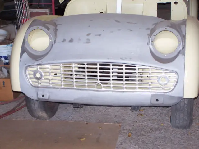 1959 triumph tr3a restoration in progress