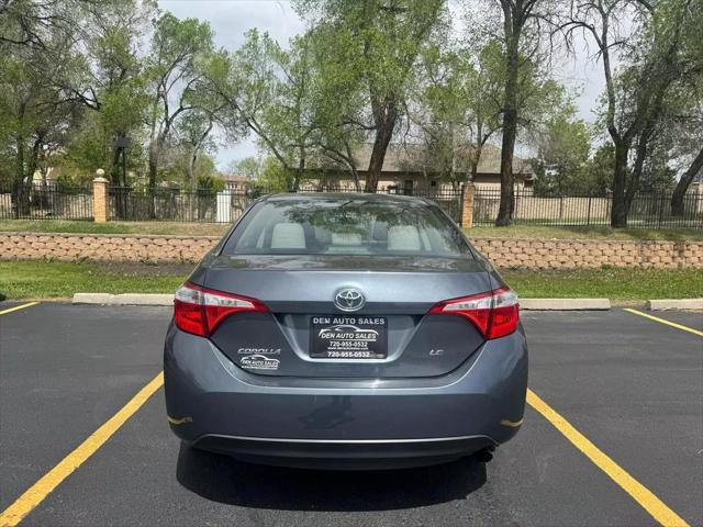 2016 toyota corolla le