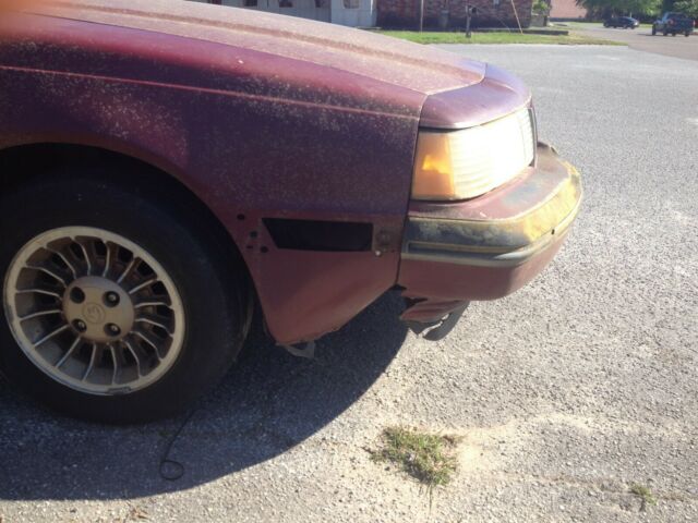 1987 mercury cougar. drivable. 5.0 efi. clean title, good engine, transmission
