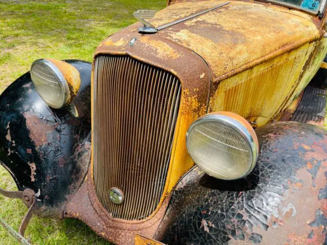 1933 plymouth 5 window coupe rumble seat hot rod garage barn find no reserve