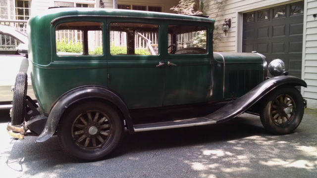 1930 desoto ck series 4 door sedan *barn find* runs drives solid suicide doors