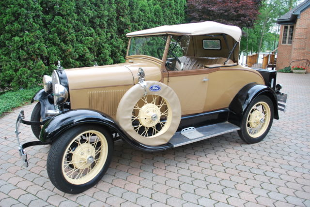 1928 ford model a deluxe rumble seat roadster